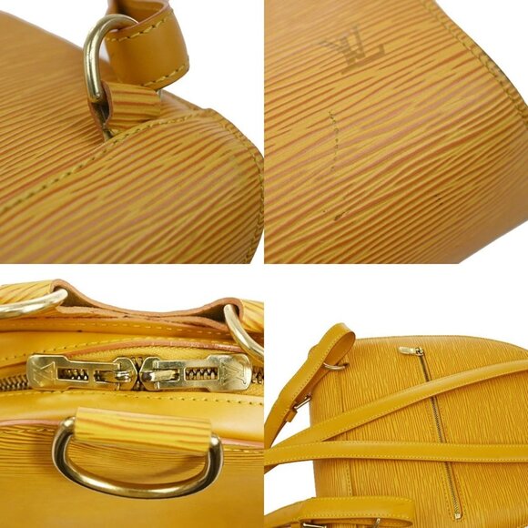 LOUIS VUITTON LV Mabillon Backpack Bag Epi Leather Yellow France M52239 82CA086 - Picture 8 of 14